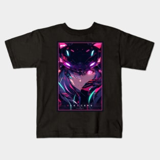 Anime Cat Girl | Quality Anime Design | Chibi Cat Girl Miaw | Manga Anime Art Kids T-Shirt